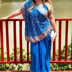 Traditional women Sari